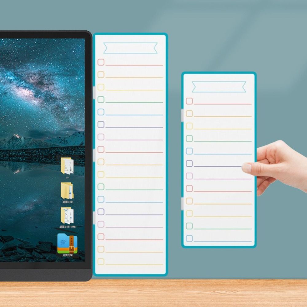 Sticky Memo Holder - Side Note Board Baked Paint Board