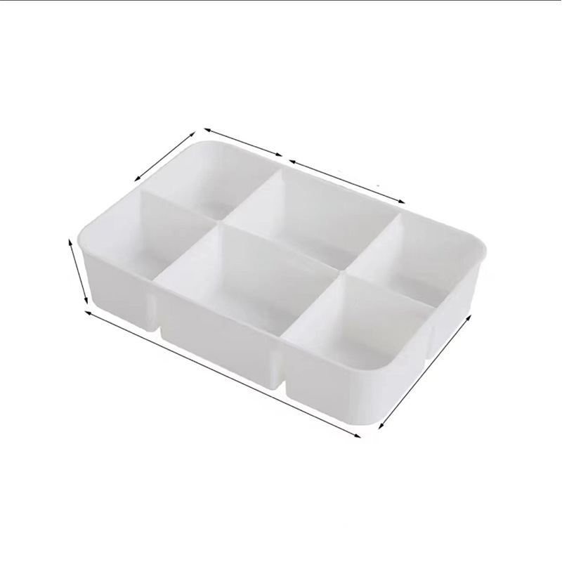 Desk Setup Trading - Clear Stackable Storage Box 4 Tier