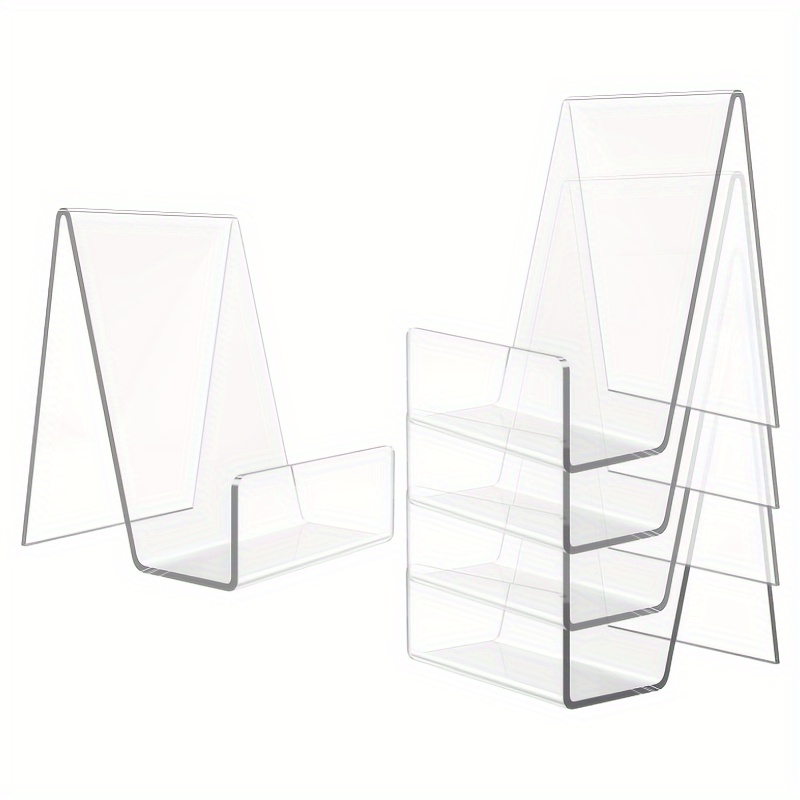 Desk Setup Photo - 4/8pcs Transparent Acrylic Stand, Desktop Acrylic