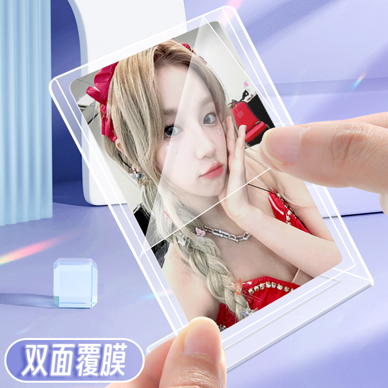 5pcs L-Shaped Acrylic Card Dis - огляд і ціна Desk Setup Photo