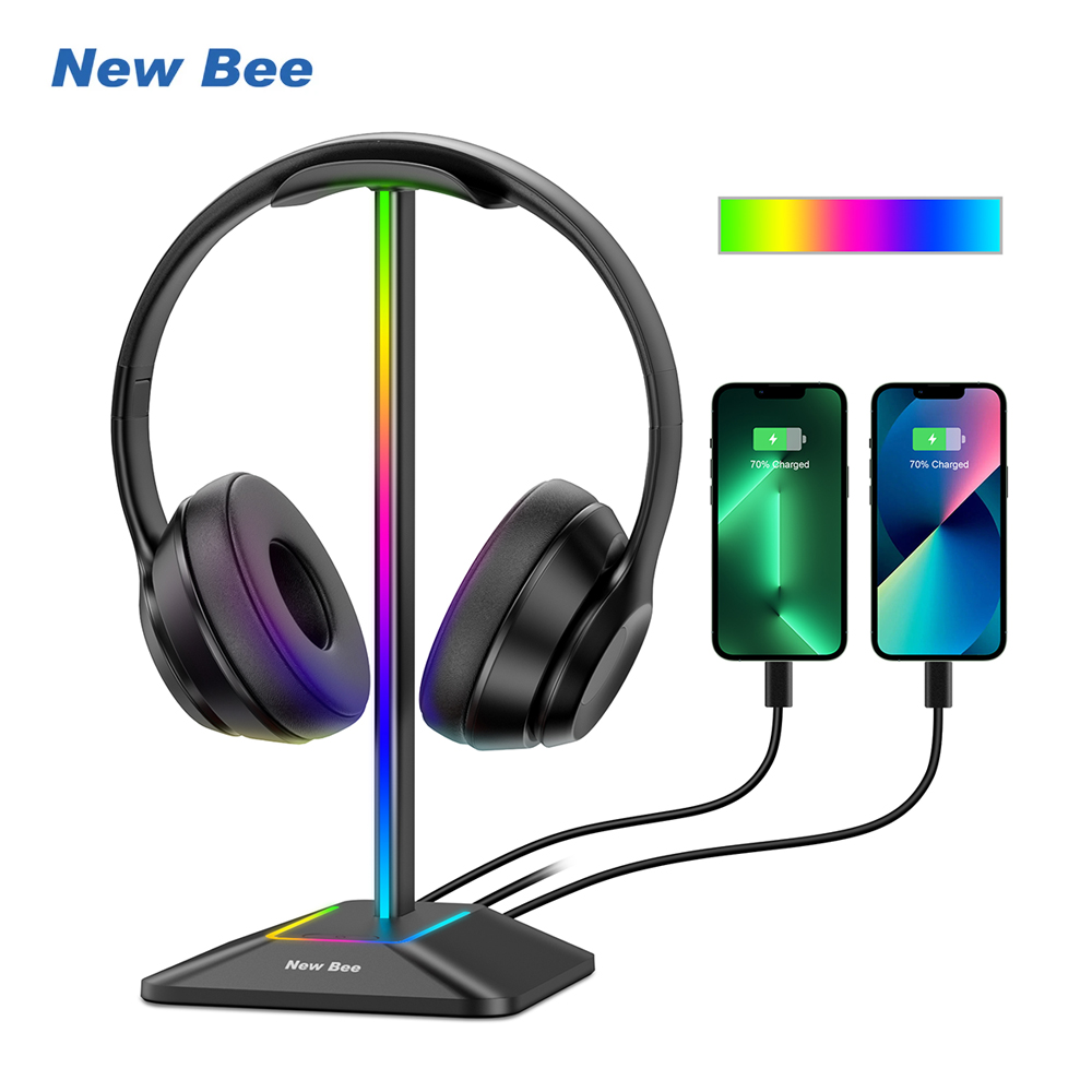 New Bee Z8 RGB Headphones Stan - огляд і ціна Gaming Setup Desk