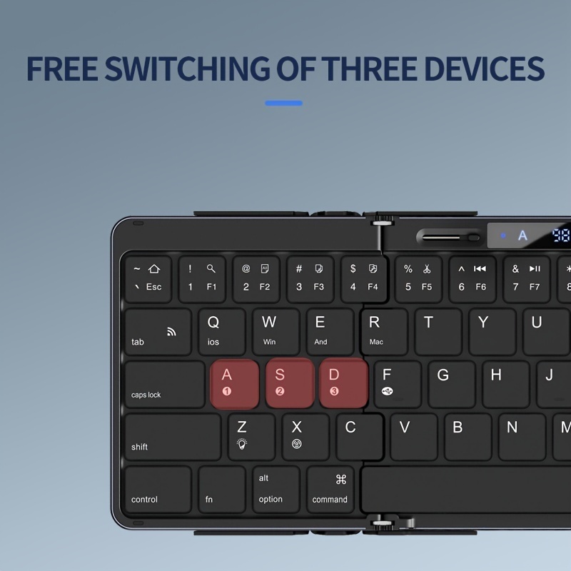Wireless Folding Keyboard with - огляд і ціна Korean Desk Setup