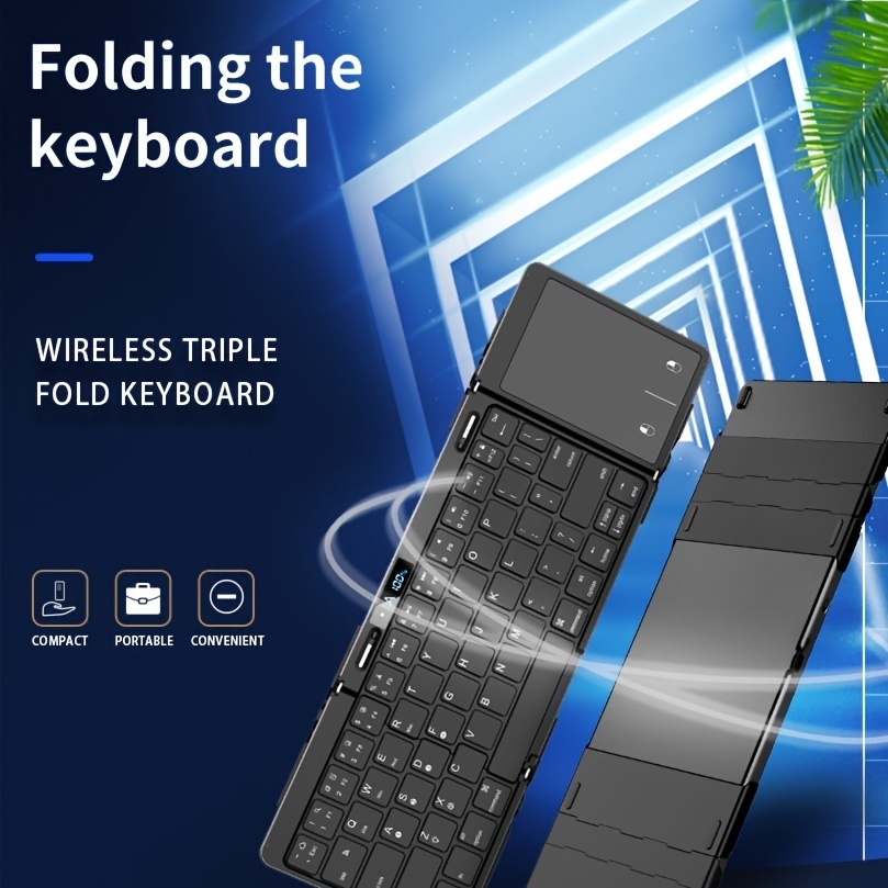 Wireless Folding Keyboard with - огляд і ціна Korean Desk Setup