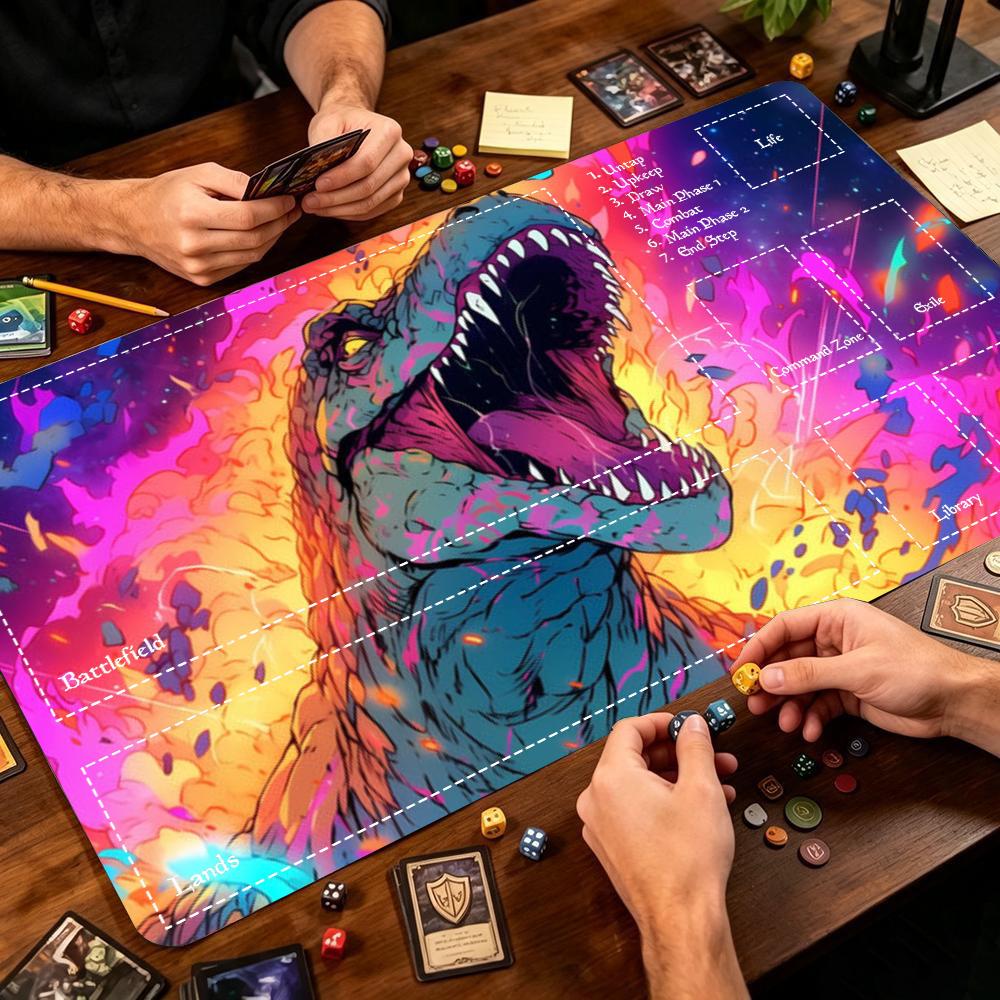 Vibrant Jurassic Dinosaur Larg - огляд і ціна Desk Setup Trading