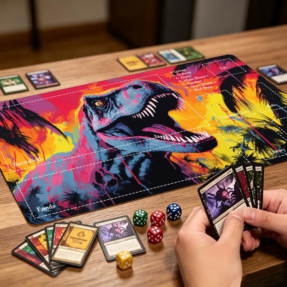 Vibrant Jurassic Dinosaur Larg - огляд і ціна Desk Setup Trading