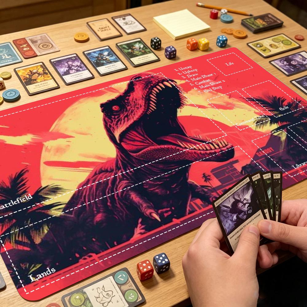 Vibrant Jurassic Dinosaur Larg - огляд і ціна Desk Setup Trading