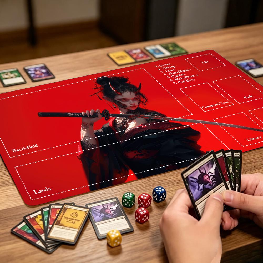 Anime Samurai Warrior Girl Lar - огляд і ціна Desk Setup Trading