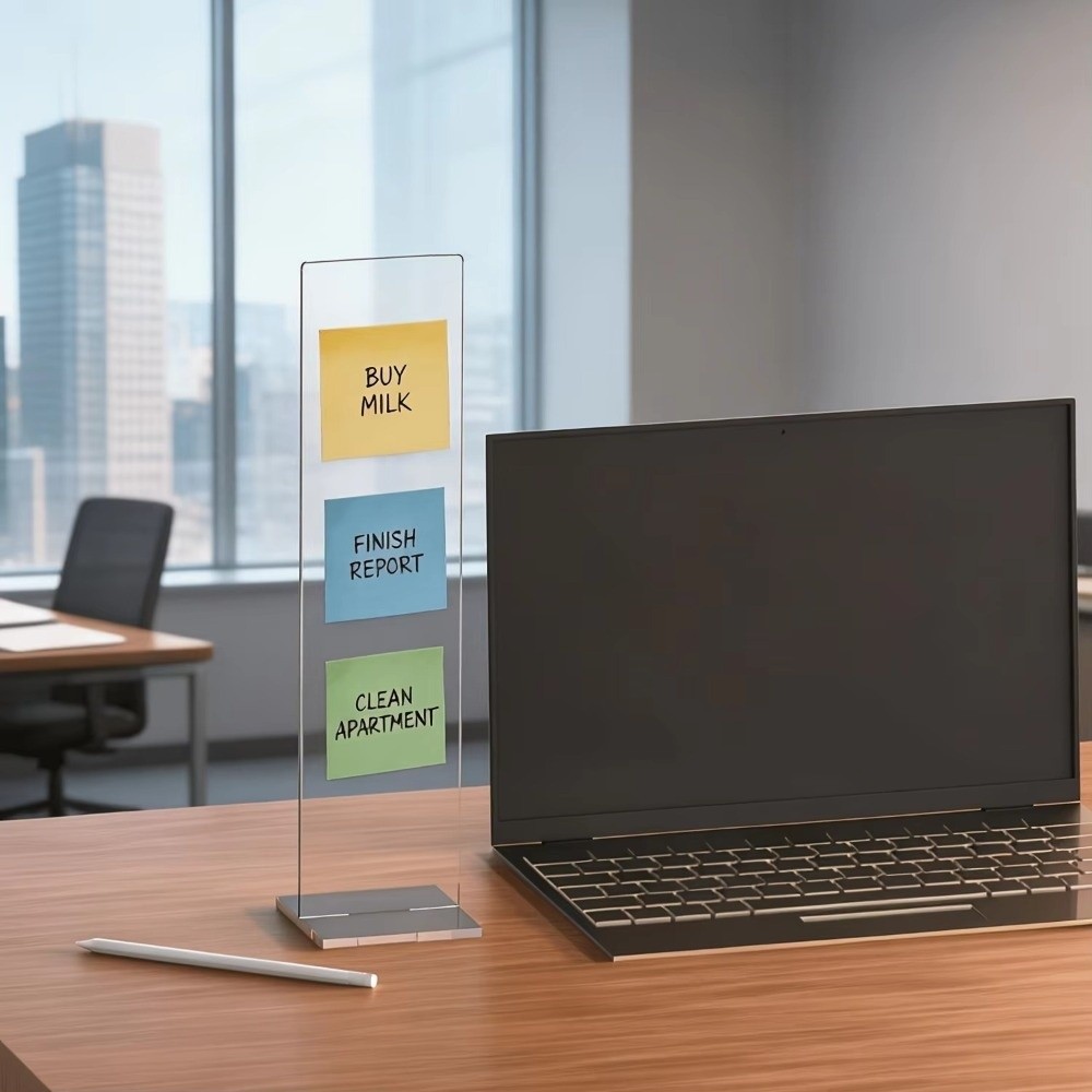 Acrylic Memo Message Board Det - огляд і ціна Sticky Memo Holder