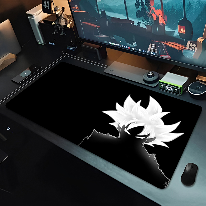 DBZ Black Anime Mouse Pad Drag - огляд і ціна Desk Setup Cozy