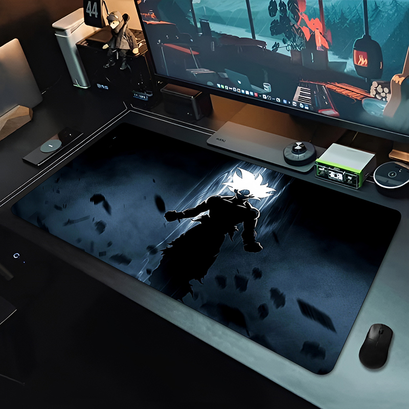 DBZ Black Anime Mouse Pad Drag - огляд і ціна Desk Setup Cozy