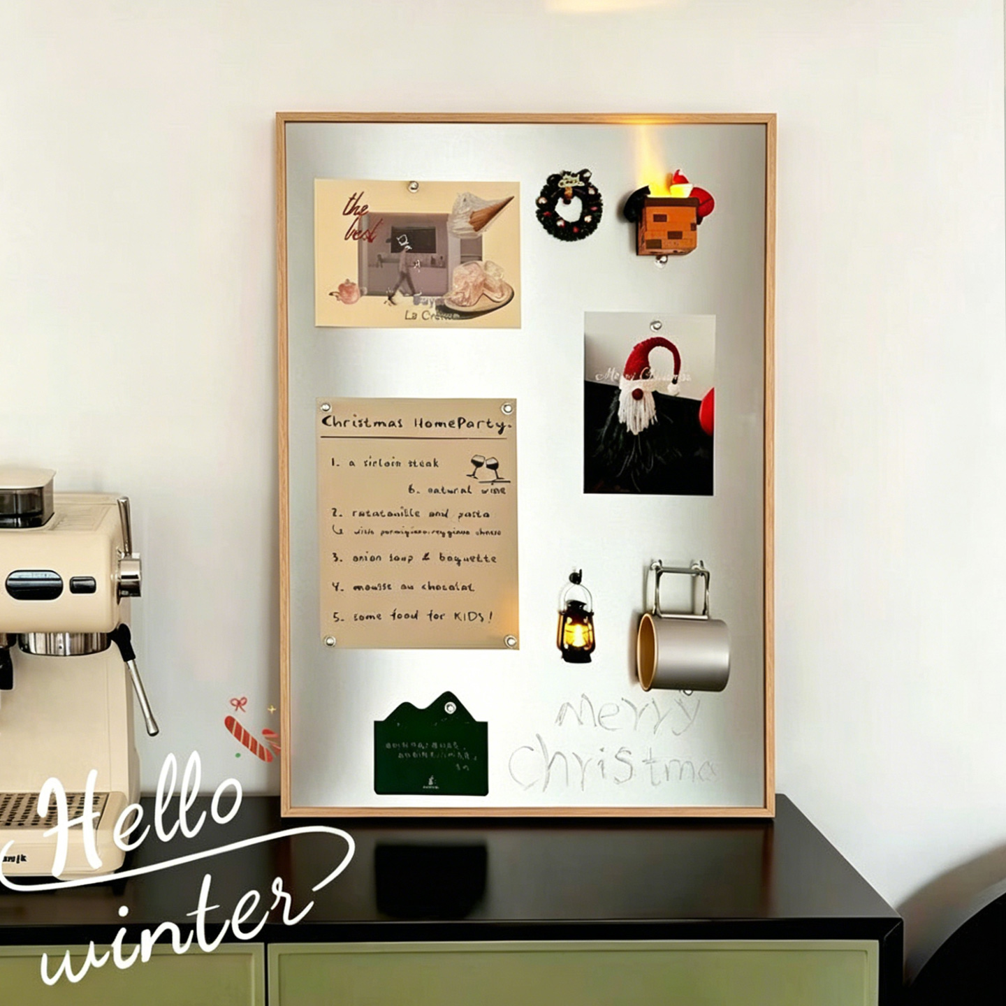 Framed Metal Magnetic Display  - огляд і ціна Desk Setup Photo