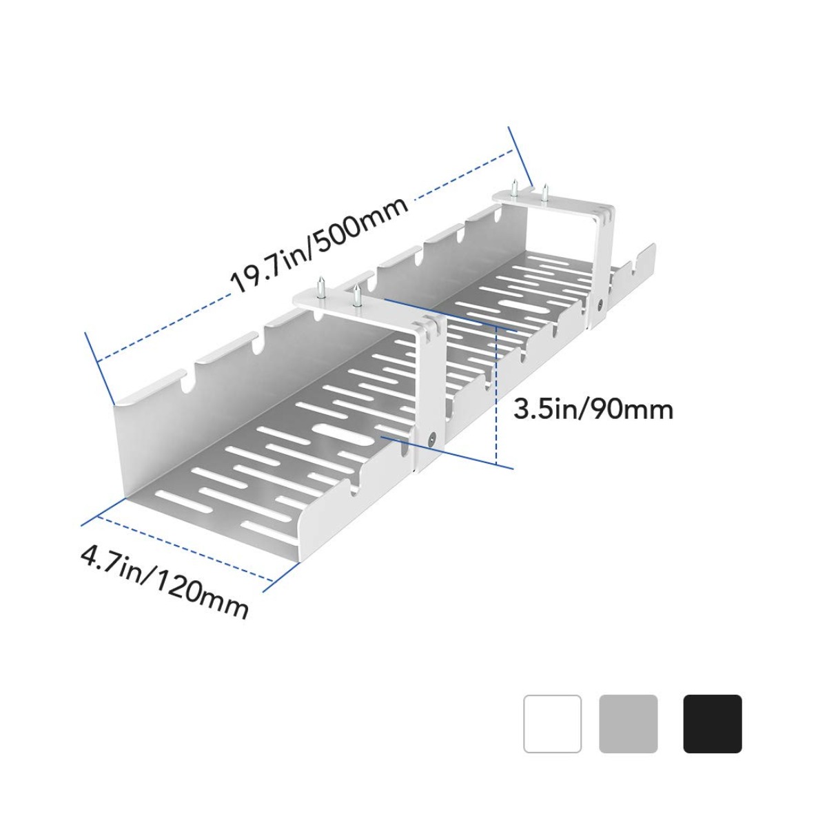 Cable Management Tray Desk Org - огляд і ціна Desk Setup Living Room