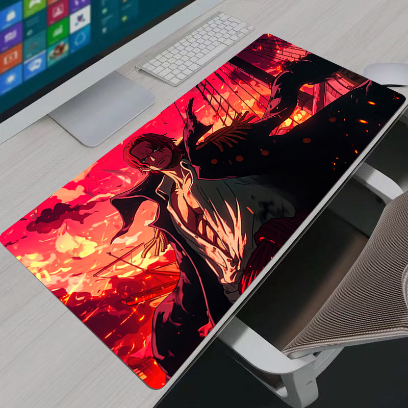 One Piece Shanks Mouse Pad Lar - огляд і ціна Desk Setup Rug