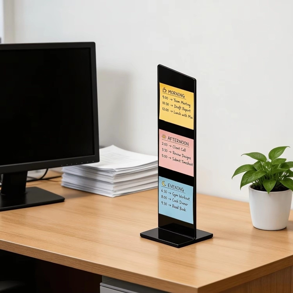 Durable Acrylic Memo Message B - огляд і ціна Sticky Memo Holder