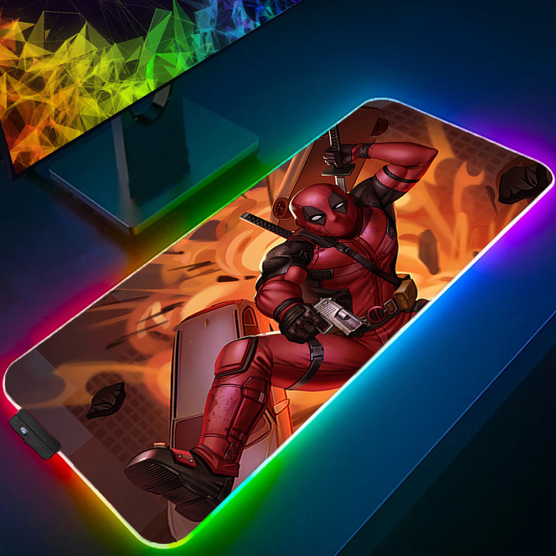 LED Mouse Pad Gaming Backlight - огляд і ціна Desk Setup Cozy