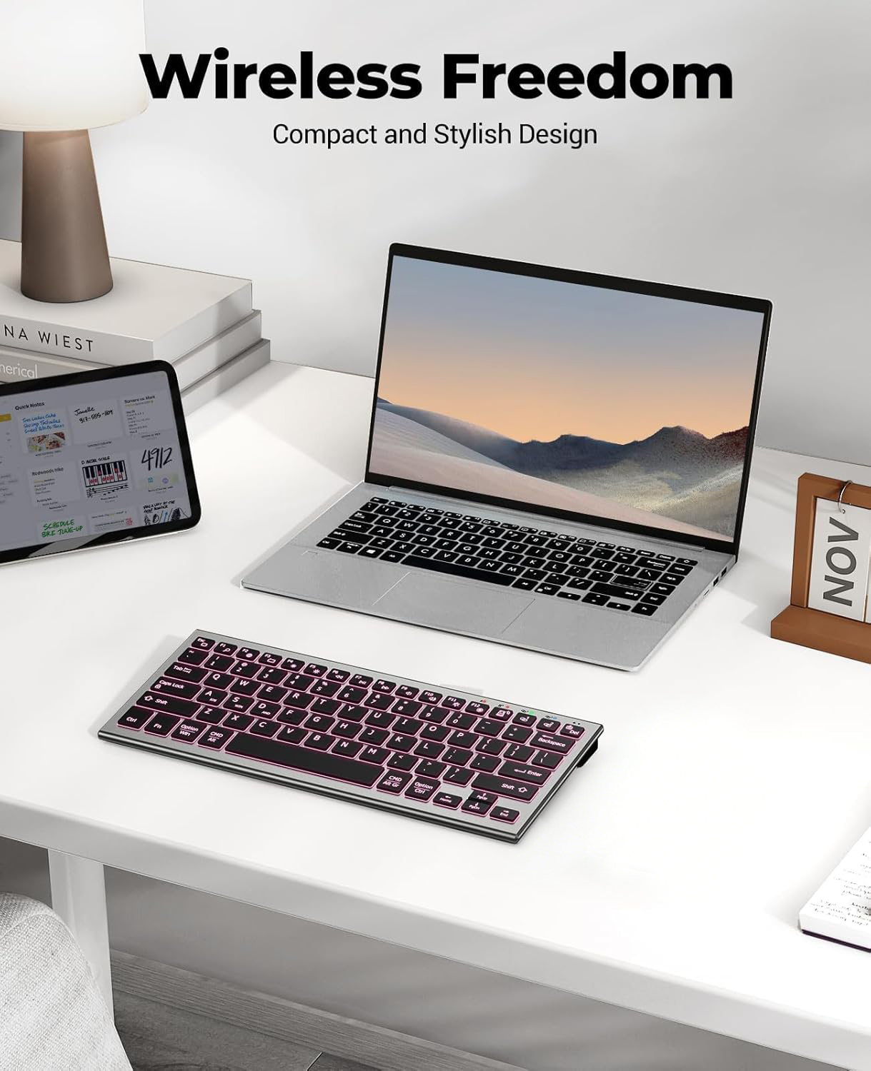 JOMAA Rechargeable Bluetooth & - огляд і ціна Korean Desk Setup
