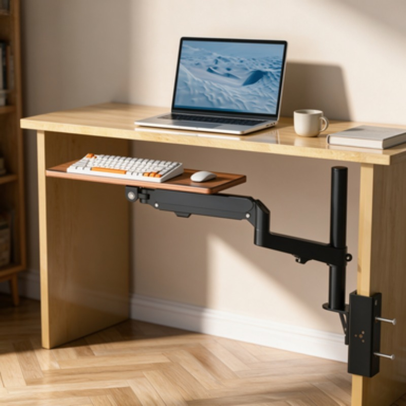 Save Space Under Desk Keyboard - огляд і ціна Desk Setup Living Room