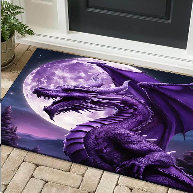 Majestic Purple Dragon Rug for - огляд і ціна Desk Setup Living Room