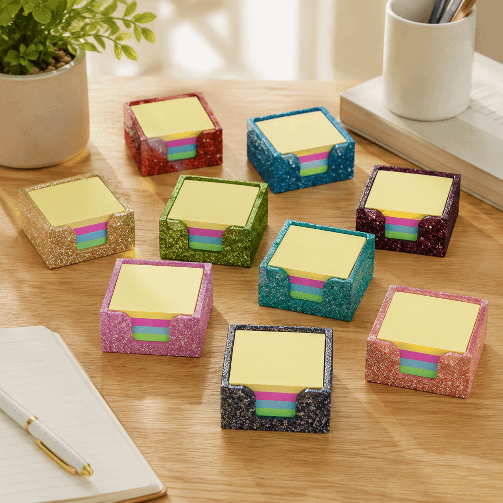 Glitter Acrylic Sticky Note Ho - огляд і ціна Sticky Memo Holder