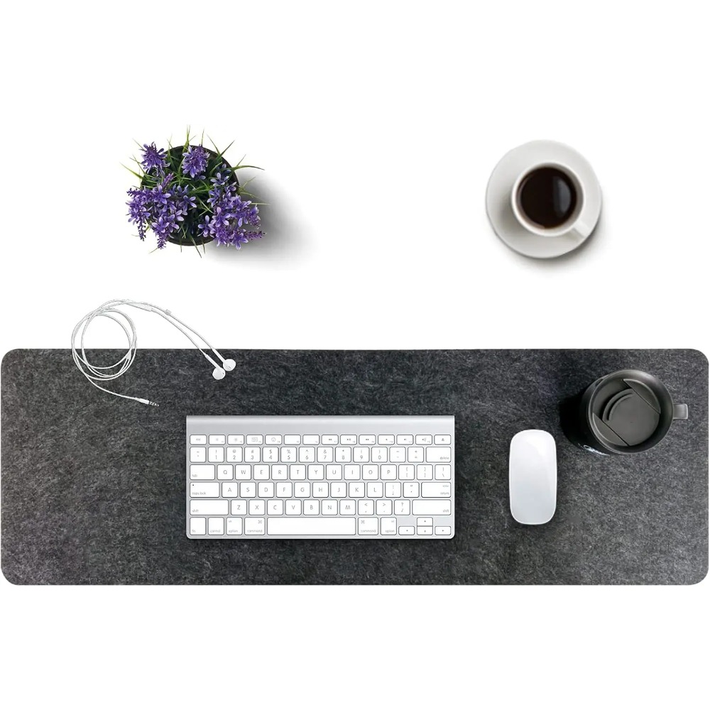 Felt Desk Mat Computer Mat for - огляд і ціна Desk Setup Cozy