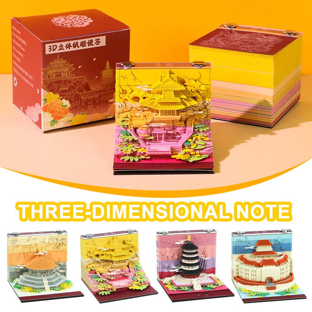 3D Memo Pad Ancient Architectu - огляд і ціна Sticky Memo Holder