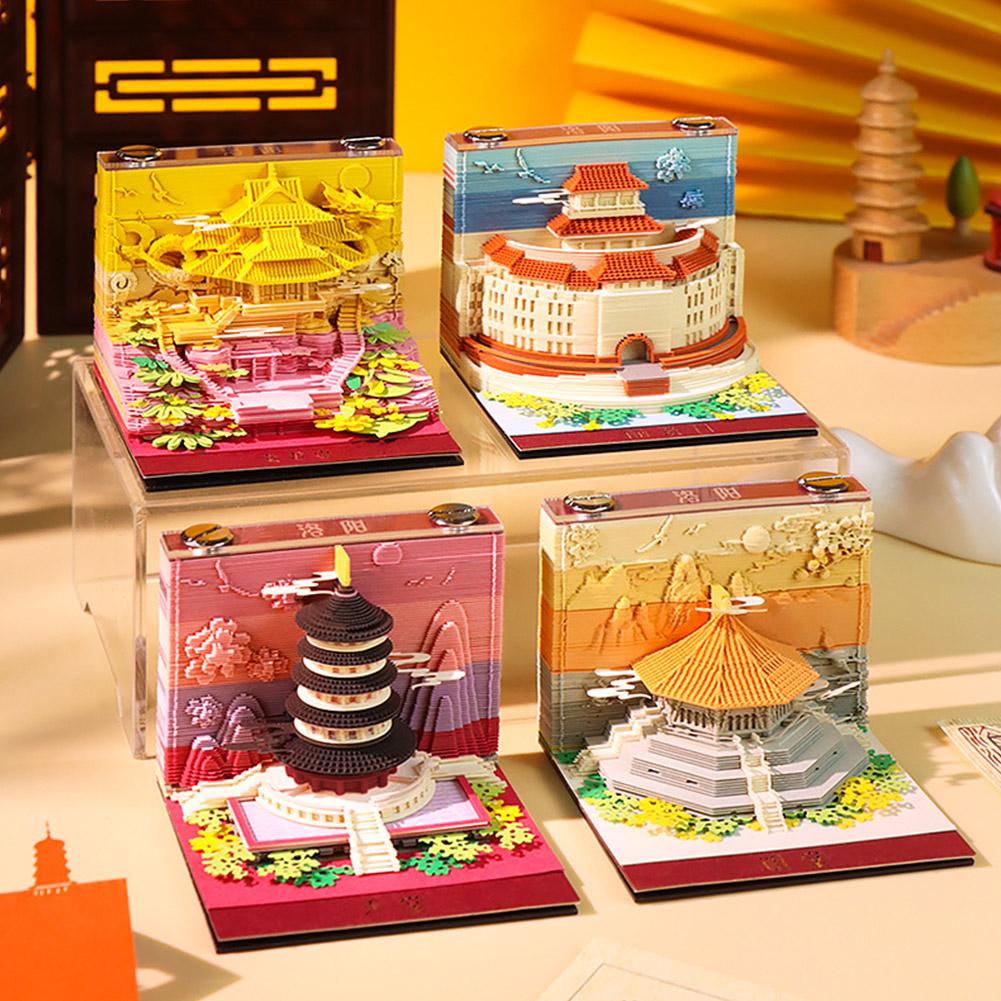 3D Memo Pad Ancient Architectu - огляд і ціна Sticky Memo Holder