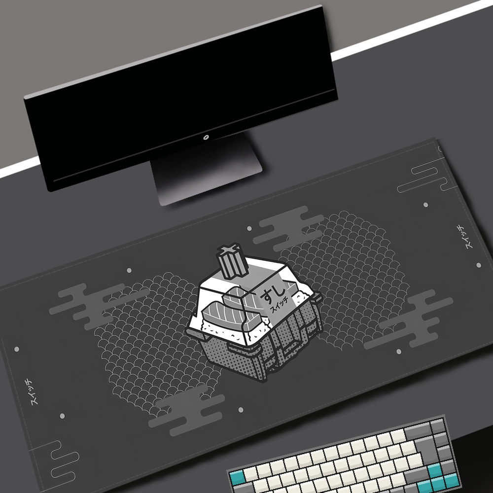 Switch Pads Kawaii Gaming Mous - огляд і ціна Korean Desk Setup
