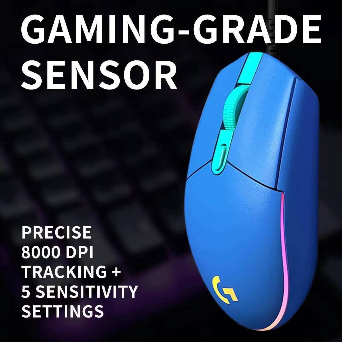 Logitech G203 Wired Mouse for  - огляд і ціна Logitech Mouse G203