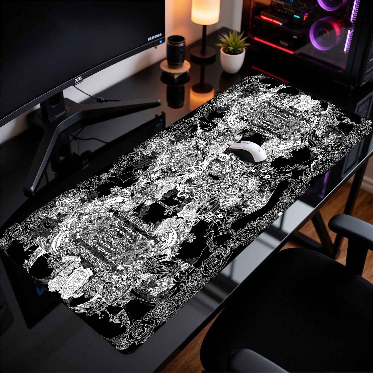 Divine Realm Gothic Building M - огляд і ціна Desk Setup Cozy