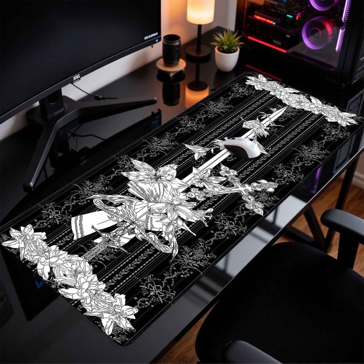 Divine Realm Gothic Building M - огляд і ціна Desk Setup Cozy