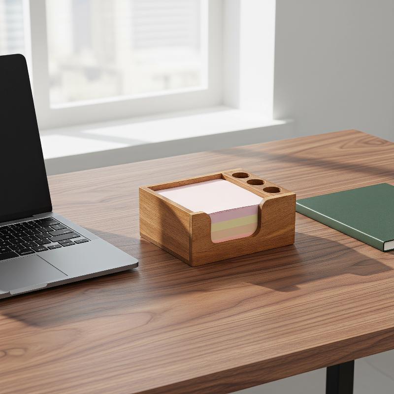 Minimalist Wooden Desk Organiz - огляд і ціна Sticky Memo Holder