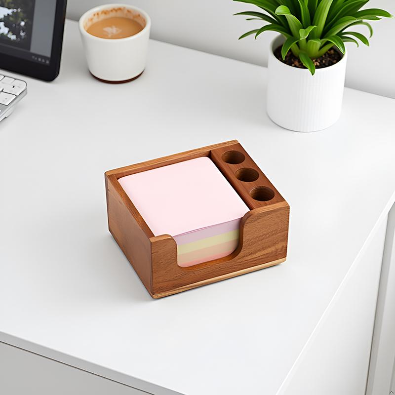 Minimalist Wooden Desk Organiz - огляд і ціна Sticky Memo Holder