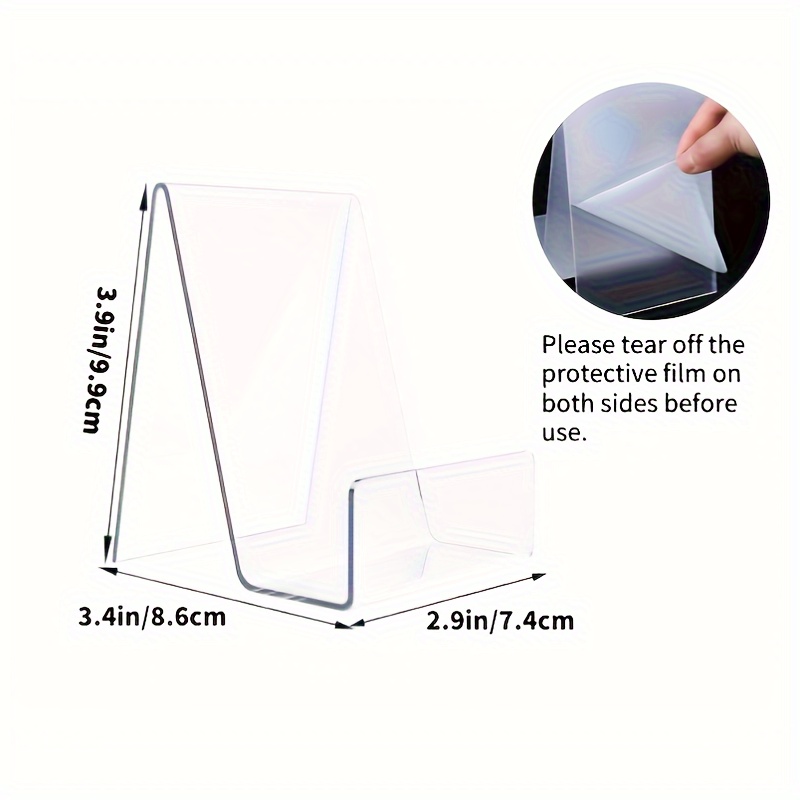 4/8pcs Transparent Acrylic Sta - огляд і ціна Desk Setup Photo
