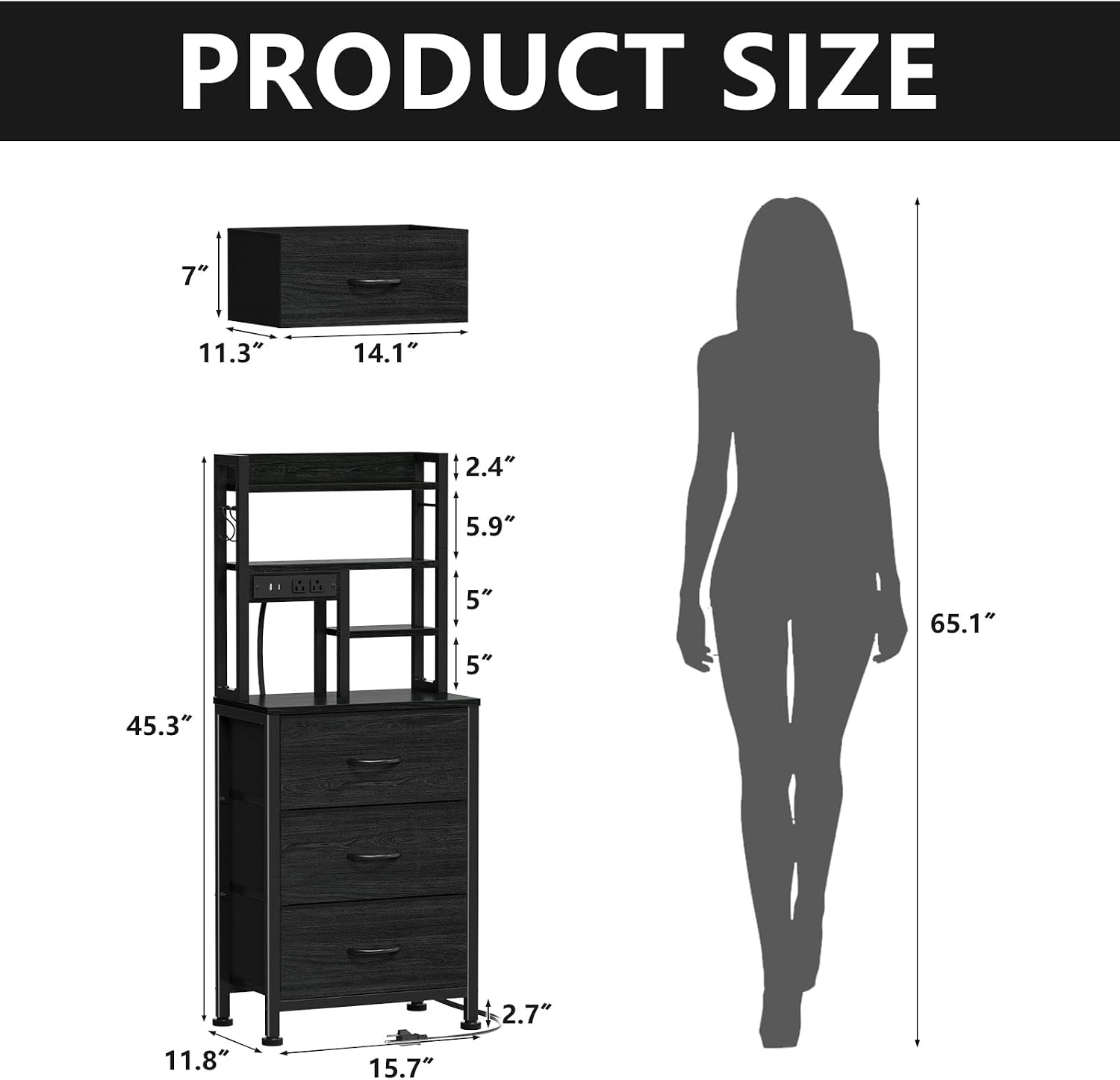 Nightstands Set of 2, Tall Nig - огляд і ціна Desk Setup Oak