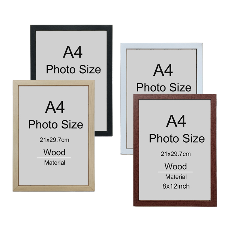 1/2/3pcs Wood Picture Frame A4 - огляд і ціна Desk Setup Photo