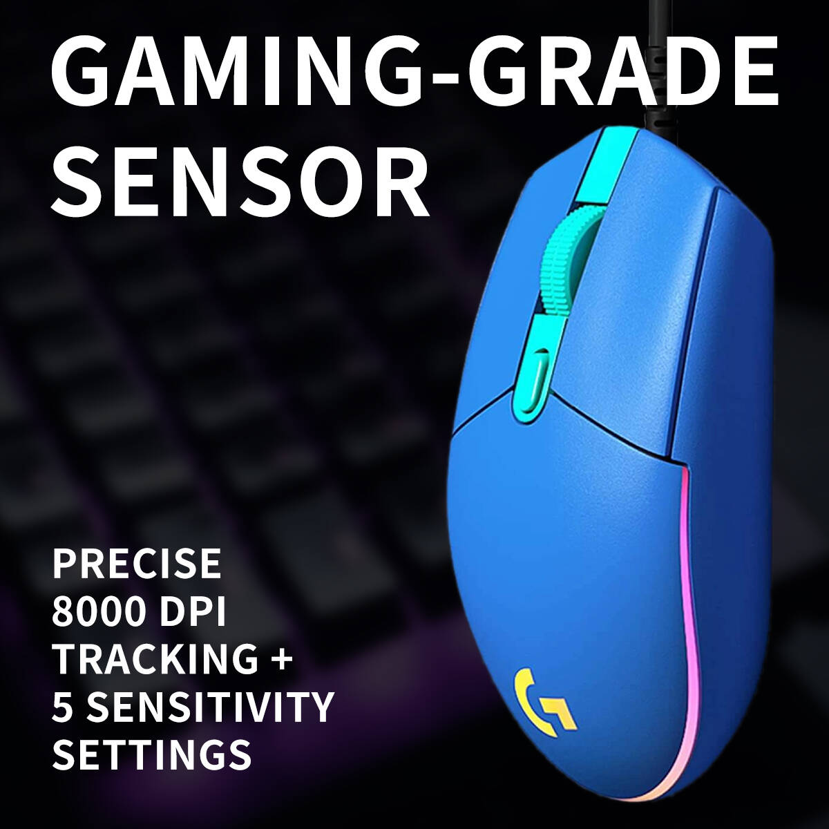 Logitech G203 Prodigy RGB Wire - огляд і ціна Logitech Mouse G203