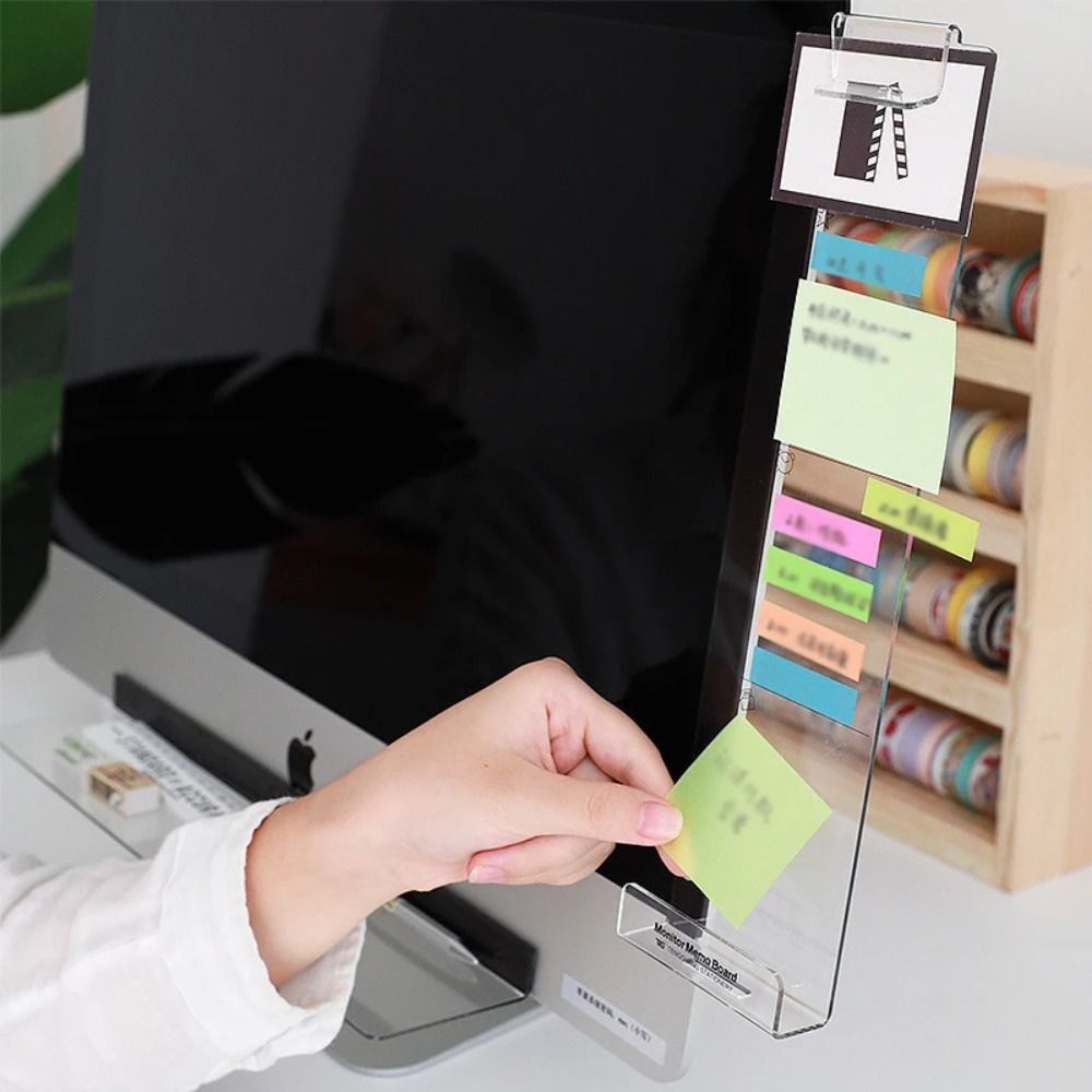 Transparent Monitor Memo Board - огляд і ціна Sticky Memo Holder