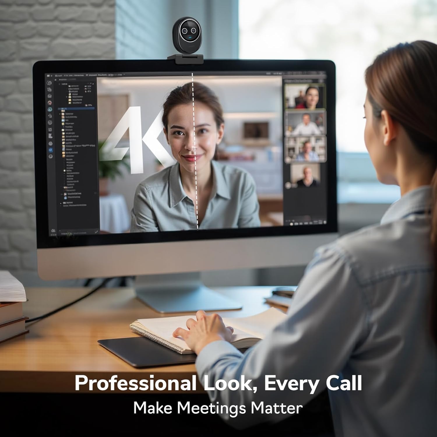 Webcam 4K EMEET Dual-Camera AI - огляд і ціна Desk Setup Ai