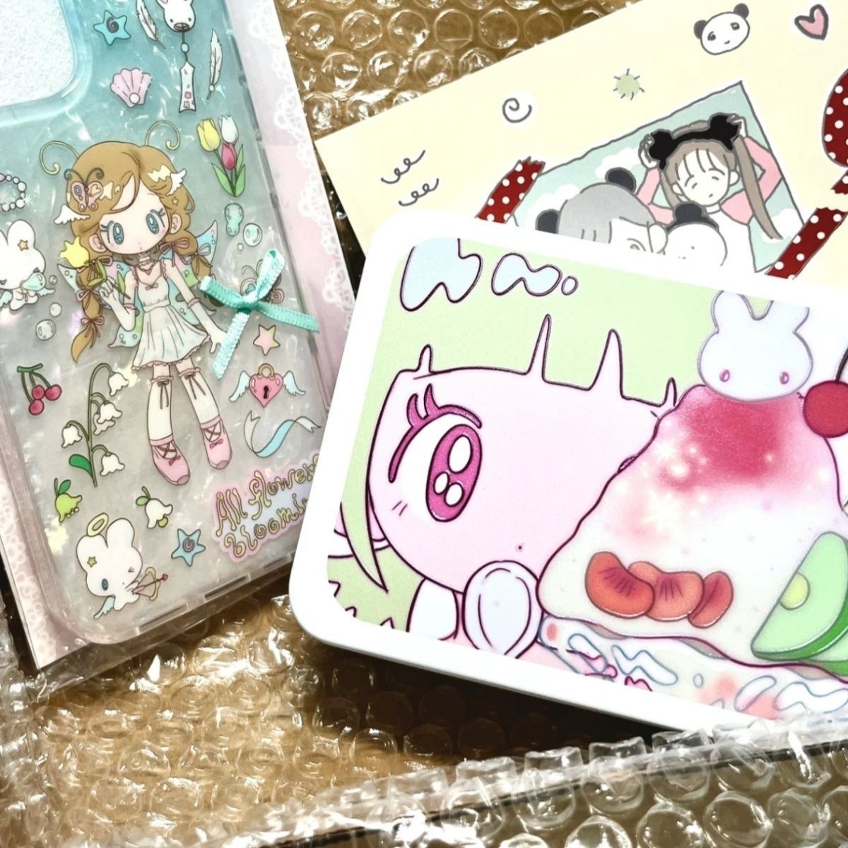 Cute Cartoon Smoothie Girl Pri - огляд і ціна Korean Desk Setup