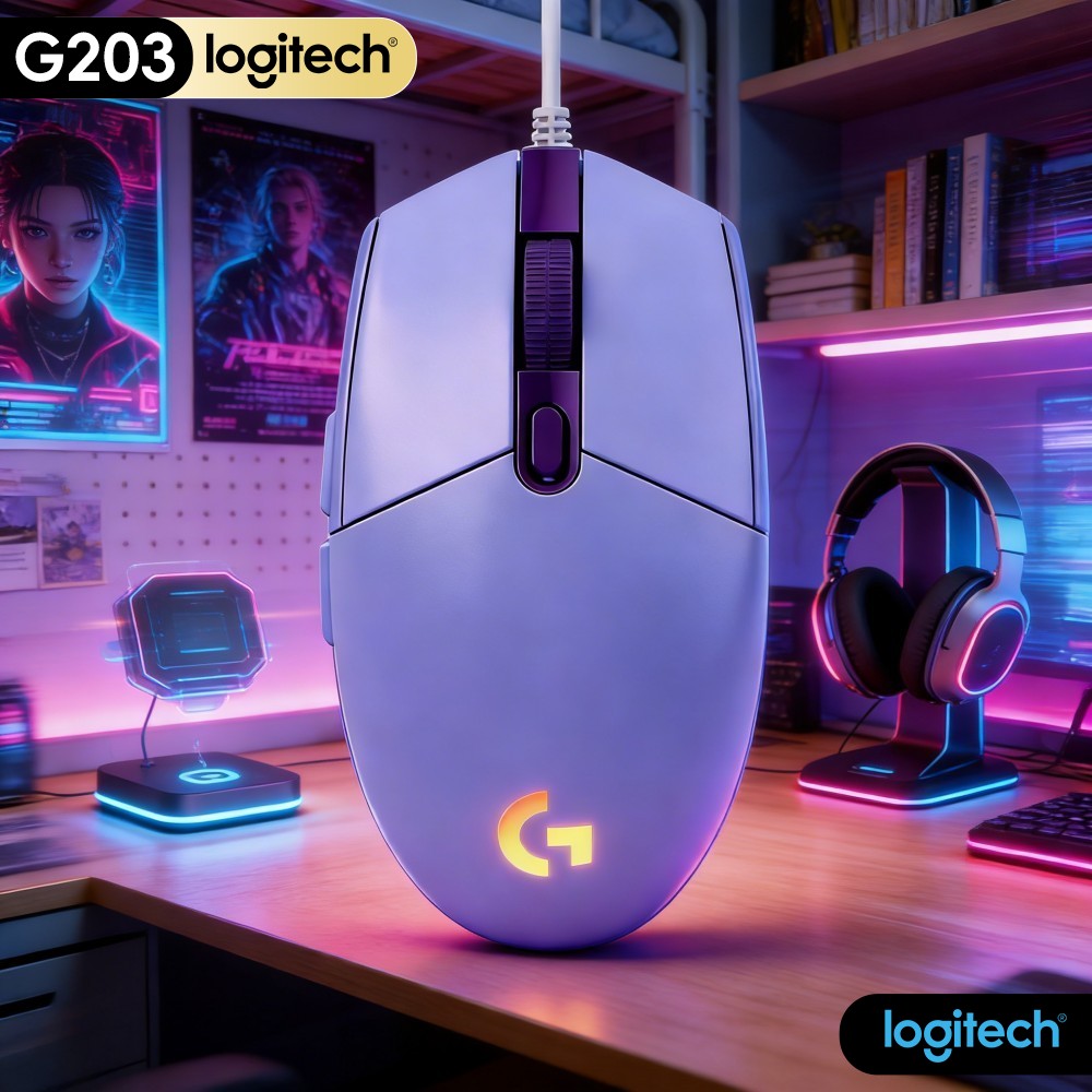 Logitech G203 Wired Gaming Mou - огляд і ціна Logitech Mouse G203